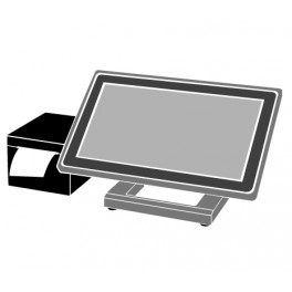 Pack Caisse Tactile AURES Nino II 14 pouces (TPV + Imprimante tickets thermique)