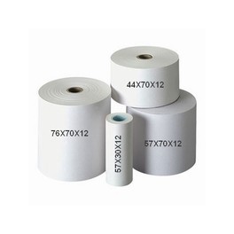 Consommables - Bobines papier 2 plis qualité sup 76x70x12 Consommables - Bobines papier 2 plis qualité sup 76x70x12